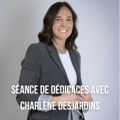 Séance de dédicaces avec Charlène Desjardins