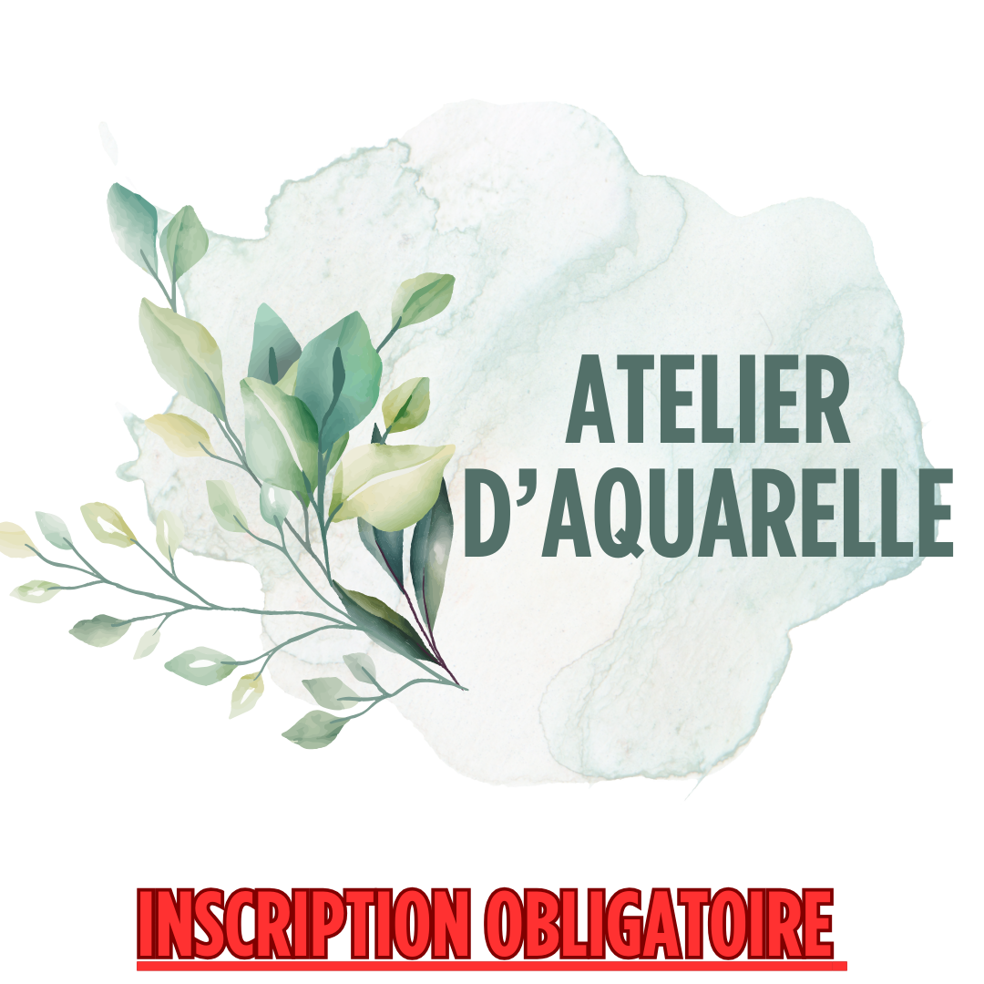 Semaine des bibliothèques publiques – Atelier d’aquarelle